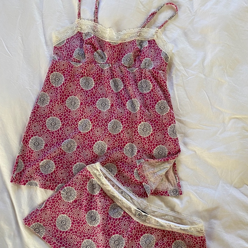 Cosabella Chemise & Booty Short Pajama Lingerie Set
